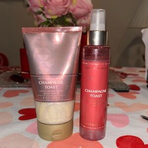B&BW Champagne Toast Body Scrub & Shimmer Mist